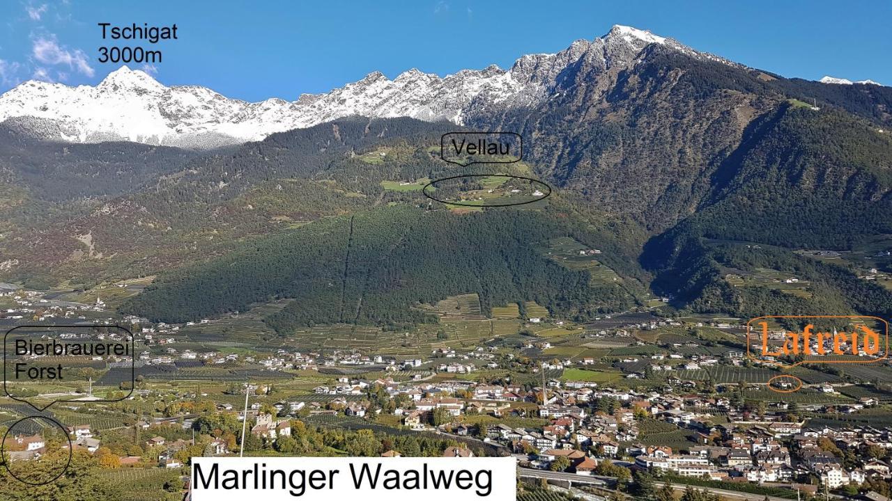 Ferienwohnung Lafreid Algund Exteriér fotografie